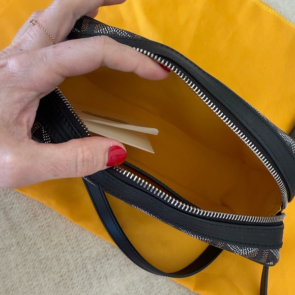 Goyard Black and Brown Patterned Shoulder Bag - Picture 3 of 5